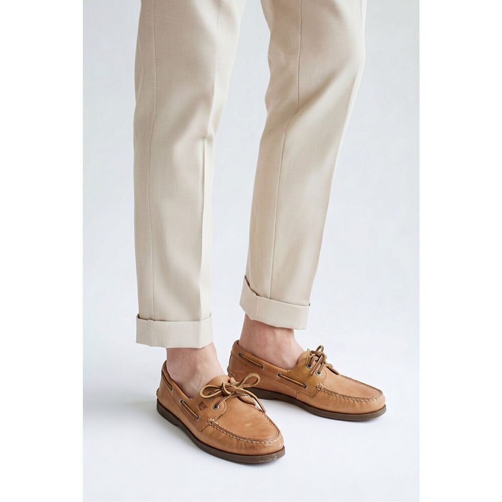 Sperry Top-Sider Leather brown loafers size 5m - Picture 2 of 8